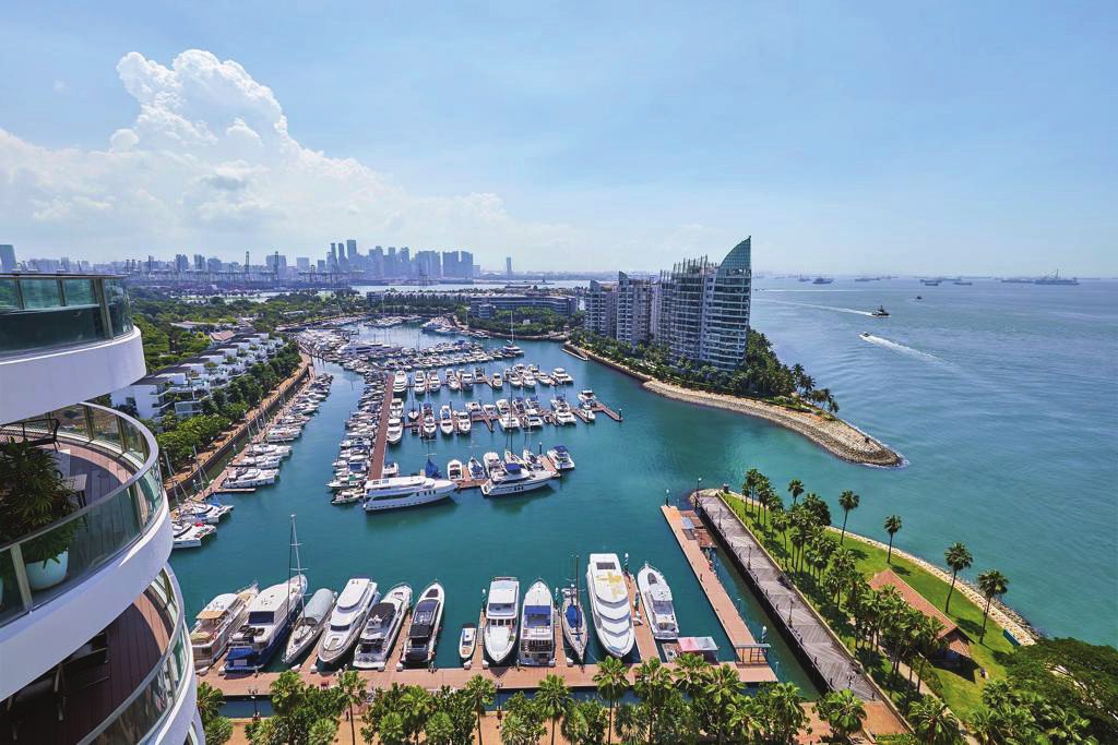 Sentosa Cove marina