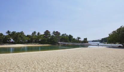 Sentosa beach